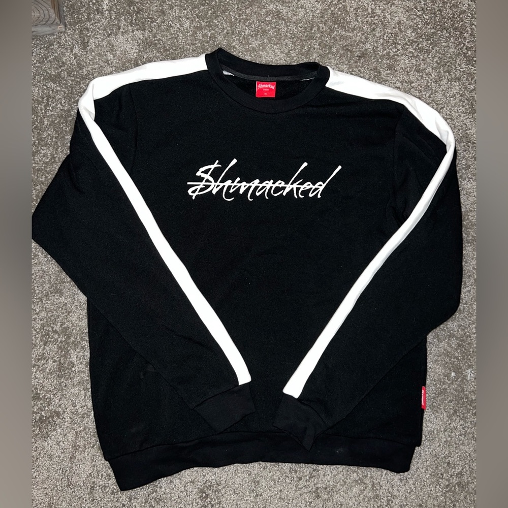 SHMACKED Black & White Crewneck Sweatshirt XL